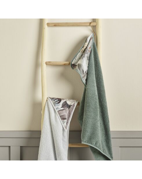 Mantella da bagno per bambini da giardino bianca - 70x70 cm