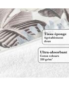 Mantella da bagno per bambini da giardino bianca - 70x70 cm