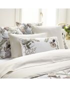 2 Kissenbezüge aus Baumwollsatin, 63 x 63 cm, taupefarben