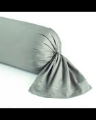 Einfarbiges Nackenetui aus Baumwollsatin 1 Baratta Taupe 01 - 43x210 cm