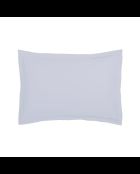 1 Baratta grauer schlichter Kissenbezug aus Baumwollsatin 01—2 x (50x70 cm)