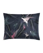 Kissenbezüge aus Baumwollsatin, 50 x 70 cm, Blau, Schwalben