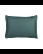 1 Baratta grauer schlichter Kissenbezug aus Baumwollsatin 02 — 2 x (50 x 70 cm)