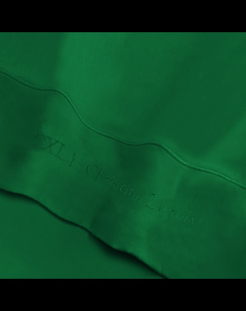 Einfarbiges Bettlaken aus Baumwollsatin 1 baratta vert 02