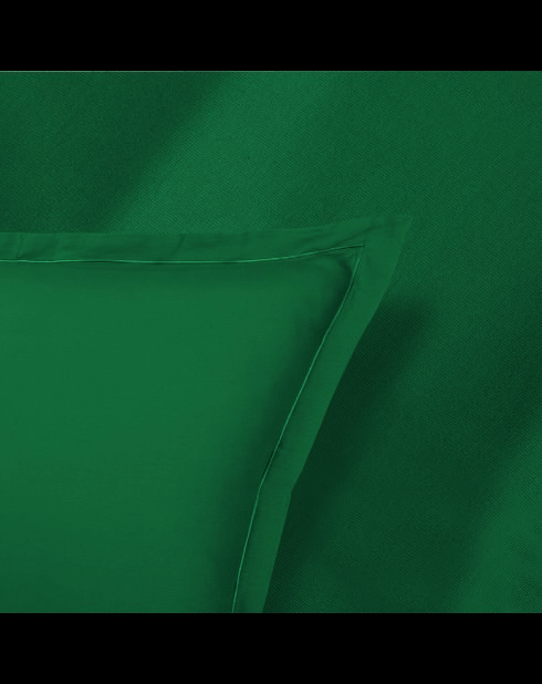 Einfarbiges Bettlaken aus Baumwollsatin 1 baratta vert 02