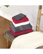 Set aus 2 burgunderroten Servietten — 2 Stück (50x100 cm)