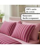 Kissenbezüge aus Baumwollsatin, 50 x 70 cm, Pink Beam, 2 Stück