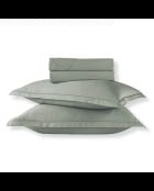 Uni 1 Baratta Taupe 01 Bettlaken-Set aus Baumwollsatin, 230 x 290 cm