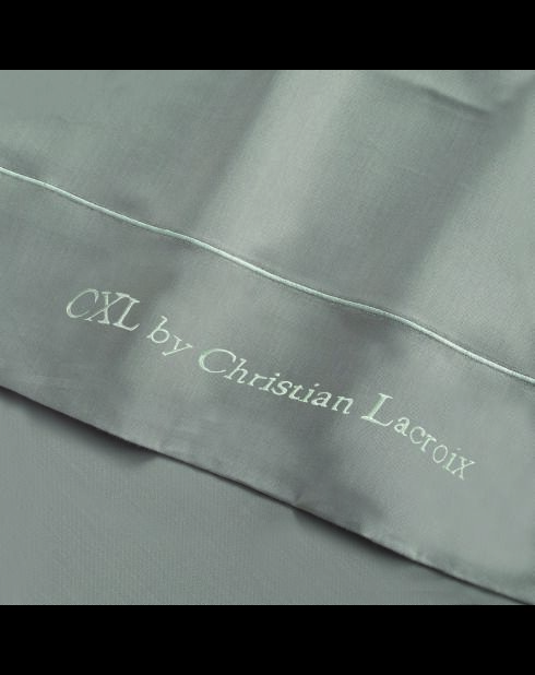 Uni 1 Baratta Taupe 01 Bettlaken-Set aus Baumwollsatin, 230 x 290 cm