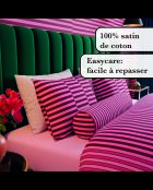 Custodia Eclat Rose in cotone satinato - 43x210 cm