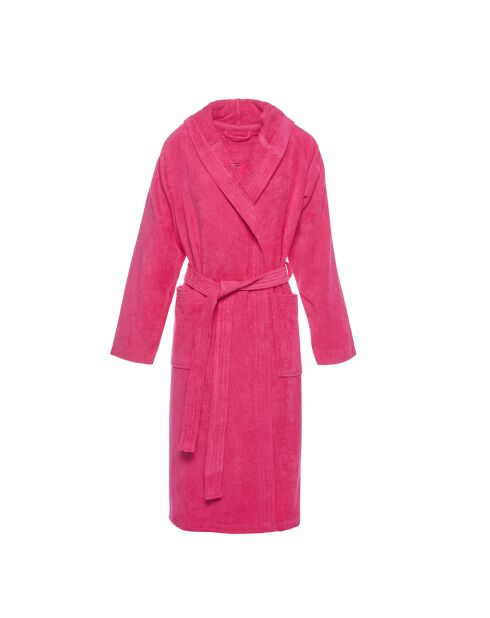Peignoir avec capuche fuchsia