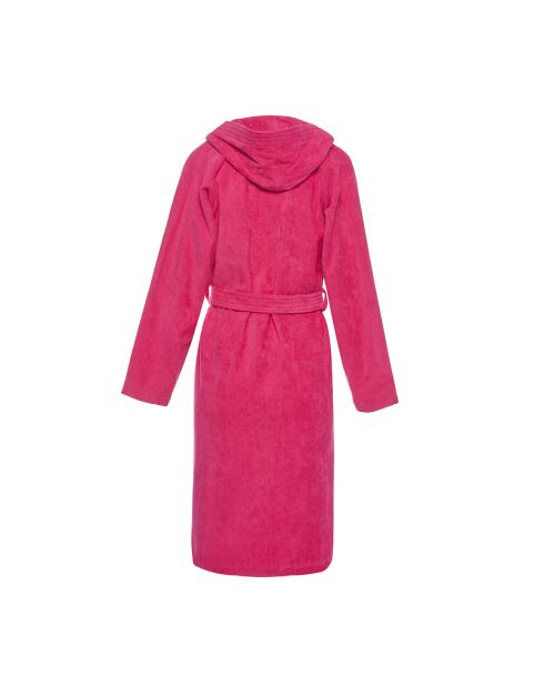 Peignoir avec capuche fuchsia