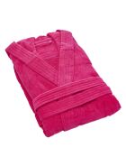 Peignoir avec capuche fuchsia