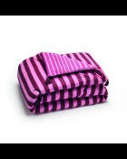 Trapunta con nappine in cotone satinato Eclat Rose - 140x200 cm