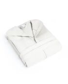 Peignoir avec capuche Nid d'abeille blanc