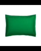 1 federa in raso di cotone tinta unita verde baratta 02 - 2x (50x70 cm)