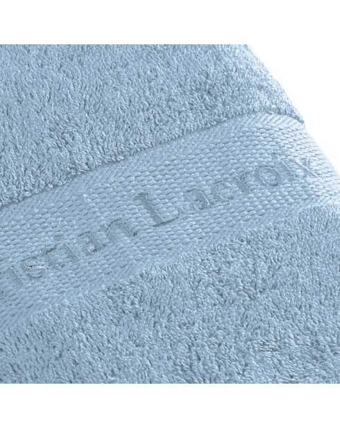 Set de 2 serviettes et 2 draps de bain bleu ciel - 50x100 cm + 70x140 cm