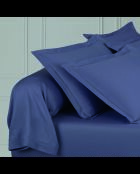 1 fodera in raso di cotone tinta unita blu baratta 06 - 43x210 cm