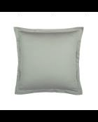 Einfarbiger Kissenbezug aus Baumwollsatin 1 Baratta Taupe 01 - 2x (63x63 cm)