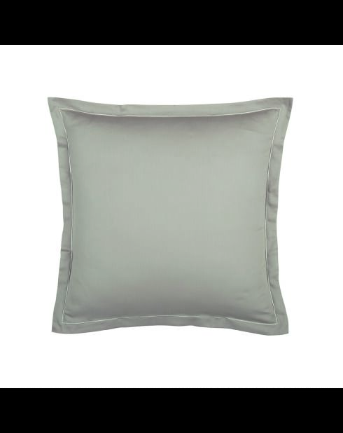 Einfarbiger Kissenbezug aus Baumwollsatin 1 Baratta Taupe 01 - 2x (63x63 cm)