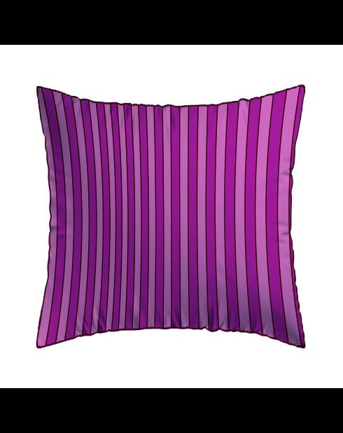 2 Kissenbezüge Eclat Rose aus Baumwollsatin, 63 x 63 cm