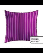 2 Kissenbezüge Eclat Rose aus Baumwollsatin, 63 x 63 cm