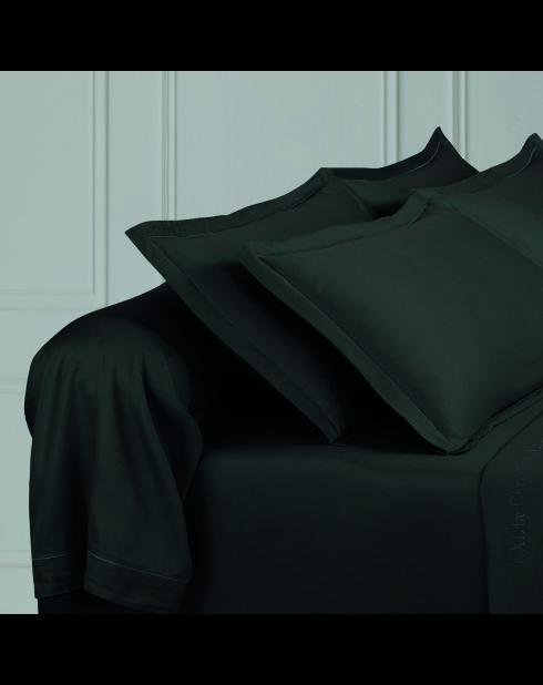 Nackenetui aus schlichtem Baumwollsatin 1 Baratta grau 03 - 43x210 cm