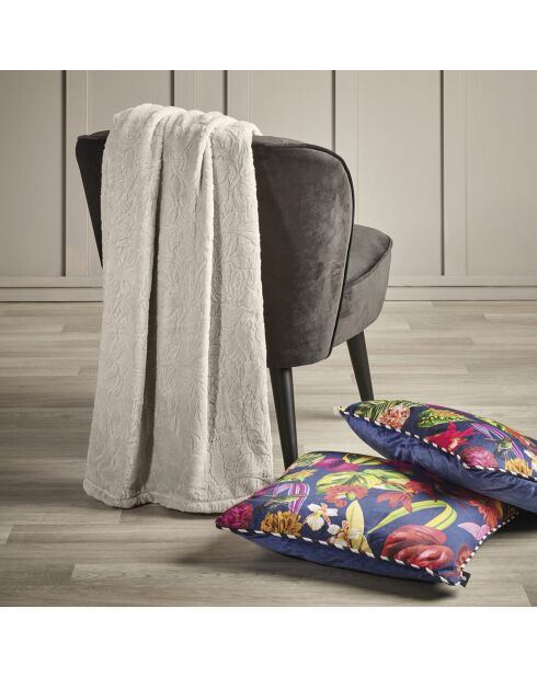 Maxi-Decke/Tagesdecke - Design: Arabesque Taupe - 180x220 cm