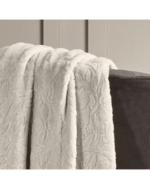 Maxi-Decke/Tagesdecke - Design: Arabesque Taupe - 180x220 cm