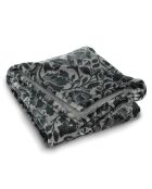 Tartán arabesco antracita - 130x160 cm