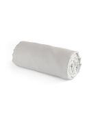 Drap-housse satin de coton uni taupe