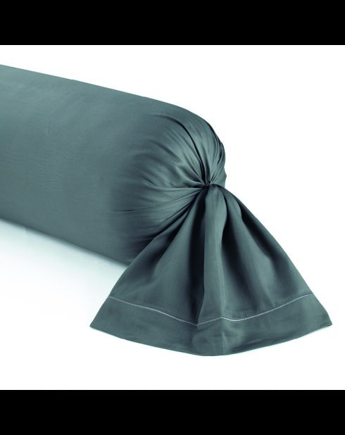 1 Baratta Gray 02 Nackenetui aus Baumwollsatin, einfarbig, 20-43x210 cm