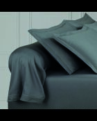 1 Baratta Gray 02 Nackenetui aus Baumwollsatin, einfarbig, 20-43x210 cm