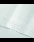 Set di lenzuola in raso di cotone tinta unita 1 baratta bianco 01 - 230x290 cm + 180x200x30 cm + 2x (50x80 cm)