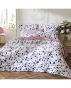Drap-housse satin de coton uni Rose