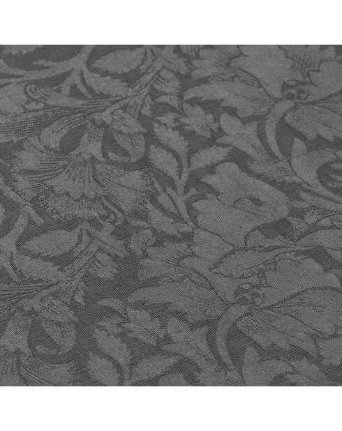 Set de 4 serviettes Arabesque gris foncé - 50x50 cm