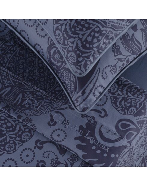 Ensemble de draps satin de coton Arles Bleu - 150 x 200 x 30 cm