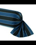 Custodia Eclipse blu scuro in raso di cotone - 43x210 cm