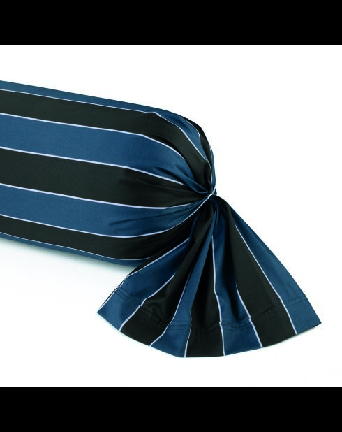 Custodia Eclipse blu scuro in raso di cotone - 43x210 cm