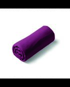 Drap-housse satin de coton Pollen prune