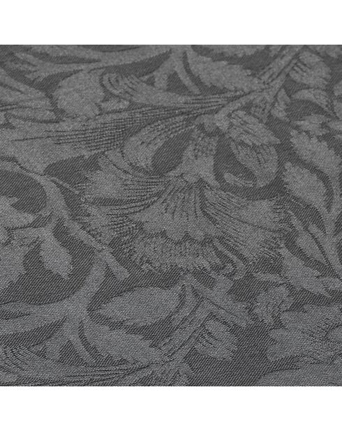 Mantel arabesco gris oscuro