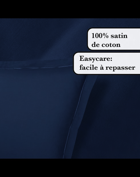 Bettlakenset aus glattem Baumwollsatin 1 Baratta blau 07 - 230x270 cm + 150x200x30 cm + 2x (50x80 cm)