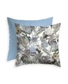 Garten-Kissenbezug aus Baumwollsatin, 63 x 63 cm, hellblau