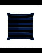 Dunkelblauer Kissenbezug aus Baumwollsatin Eclipse — 2 x (63 x 63 cm)