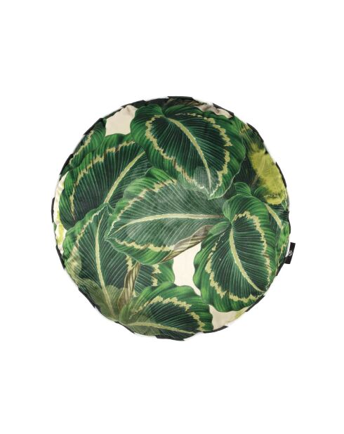 Cuscino decorativo verde giungla - Ø 45 cm