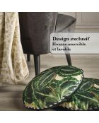 Cuscino decorativo verde giungla - Ø 45 cm