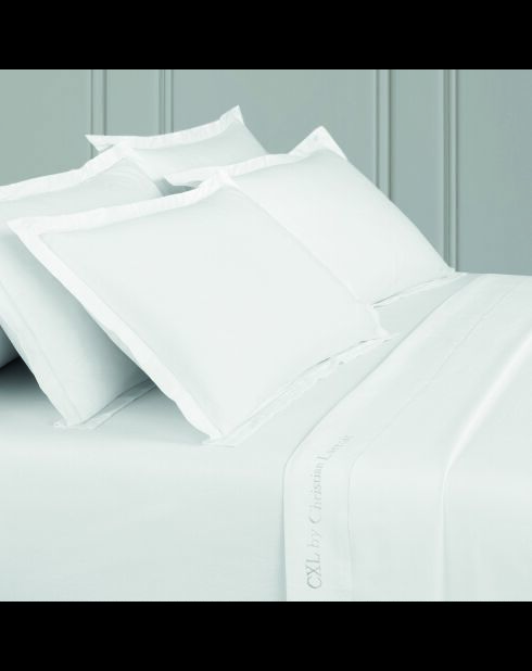 Einfarbiger Kissenbezug aus Baumwollsatin 1 Baratta weiß 01 - 2x (63x63 cm)