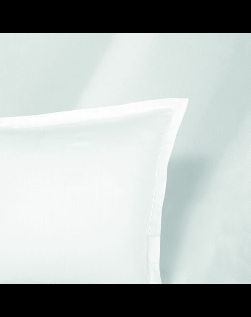 Einfarbiger Kissenbezug aus Baumwollsatin 1 Baratta weiß 01 - 2x (63x63 cm)
