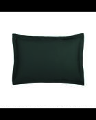 1 Baratta Kissenbezug aus Baumwollsatin, grau, einfarbig, 03 - 2 x (50 x 70 cm)