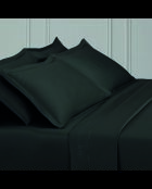 1 Baratta Kissenbezug aus Baumwollsatin, grau, einfarbig, 03 - 2 x (50 x 70 cm)